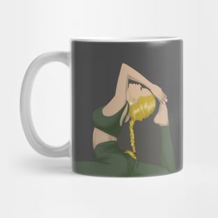 Pilates instructor doing pilates and stretching Mug